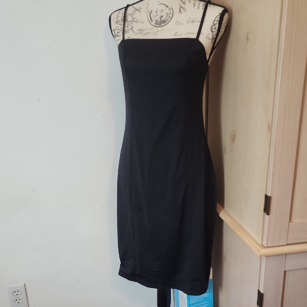 Victoria's Secret Black Backless Dress